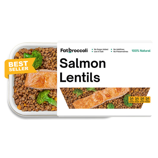 Salmon Lentils